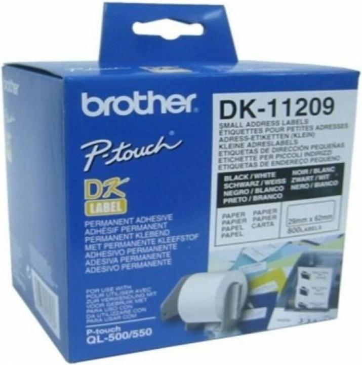 Actual product image Brother Dk-11209 (29 mm)