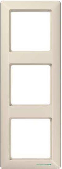 JUNG Rahmen 3fach weiss ABAS 583