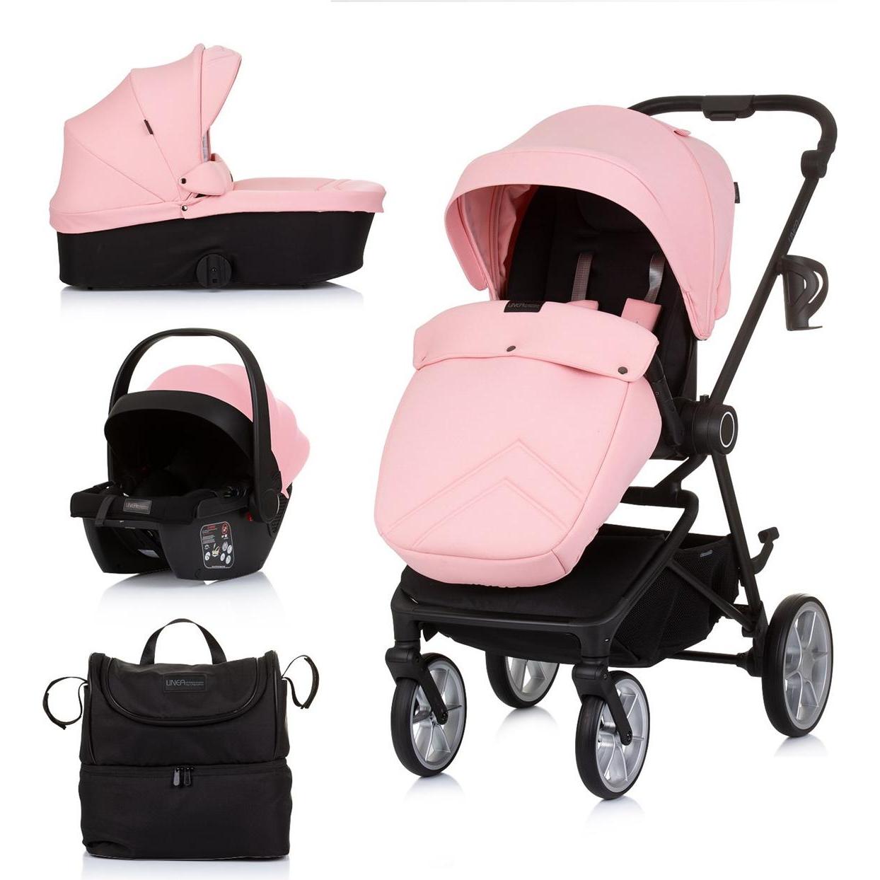 Thumbnail - Chipolino, Kinderwagen, 3 in 1 Kombikinderwagen Linea