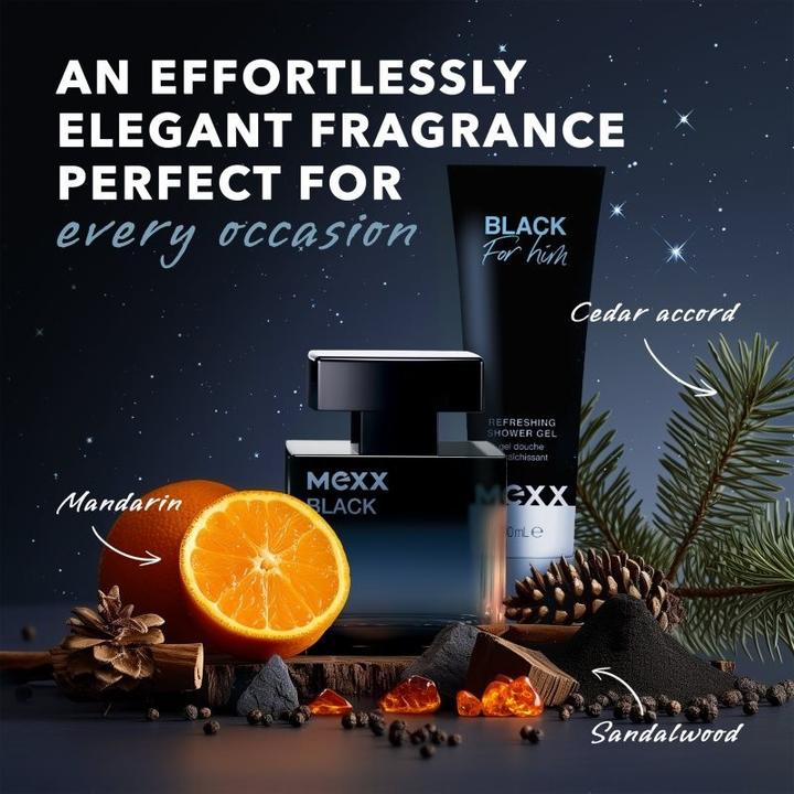 Immagine prodotto Mexx Set regalo nero per lui - Eau De Toilette 30 Ml e Gel doccia 50 Ml (Set di profumi)