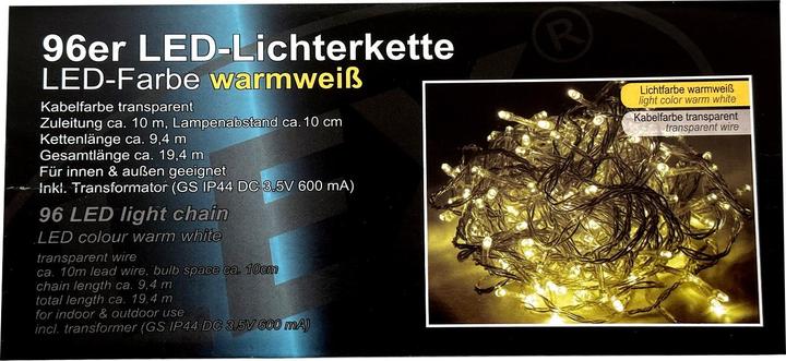 Actual product image Mojawo 96 LED fairy lights warm white (19.50 m)