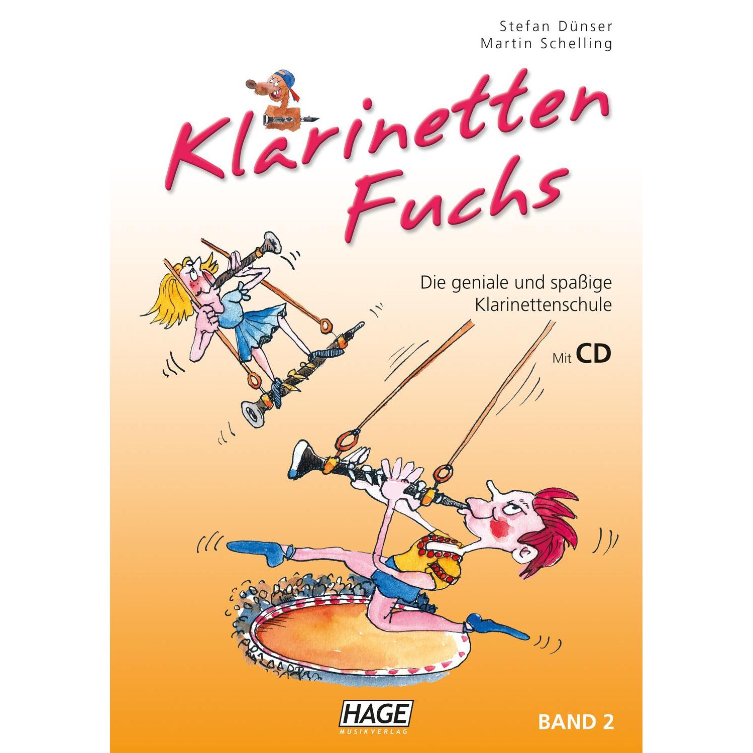 Klarinetten Fuchs Band 2 (mit CD), Fachbücher von Stefan Dünser, Martin Schelling