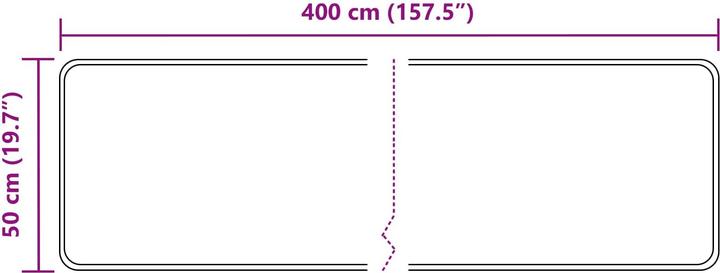 Produktbild vidaXL Läufer Teppich