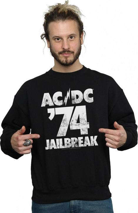 Immagine prodotto AC/DC Felpa uomo Jailbreak 74 in cotone (L)