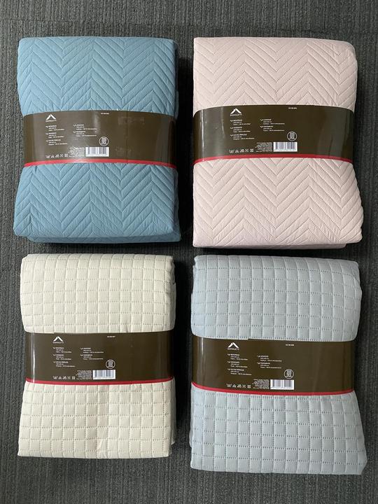 Produktbild Domoletti BEDSPREAD MICRO 220X220 CM HERRING AQUA (220 x 220 cm)