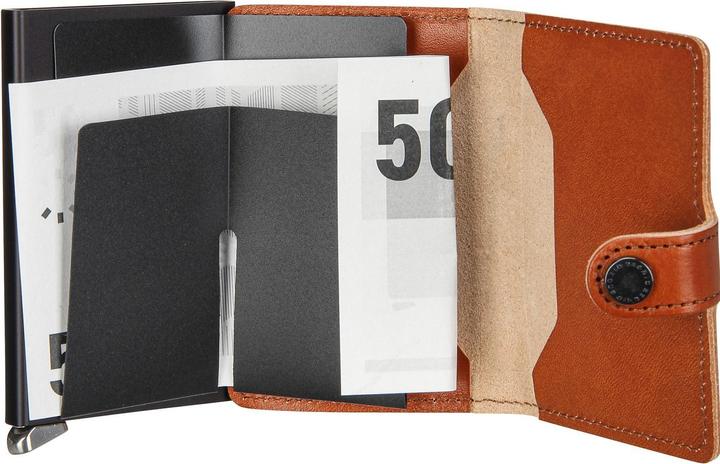 Image du produit Secrid Mini portefeuille Premium Basco cognac