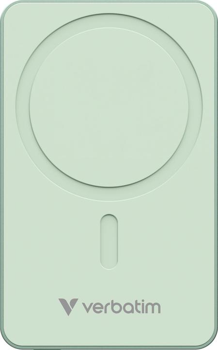 Produktbild Verbatim Charge 'n' Go Essentials Power Bank Magnetic Wireless 10000mAh Green (10000 mAh, 35 W, 37 Wh)