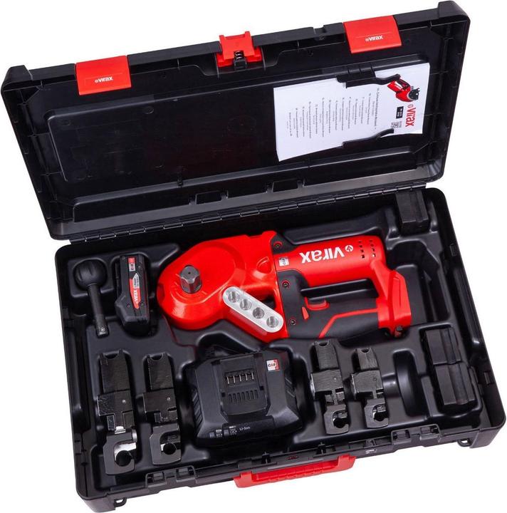 Produktbild Virax MINISTEM BIEGER 18V 14-16-18-22MM KOMPAKTES und LEICHTES 18V Biegegerät 4,9 kg / 1x 2,0 Ah Akk