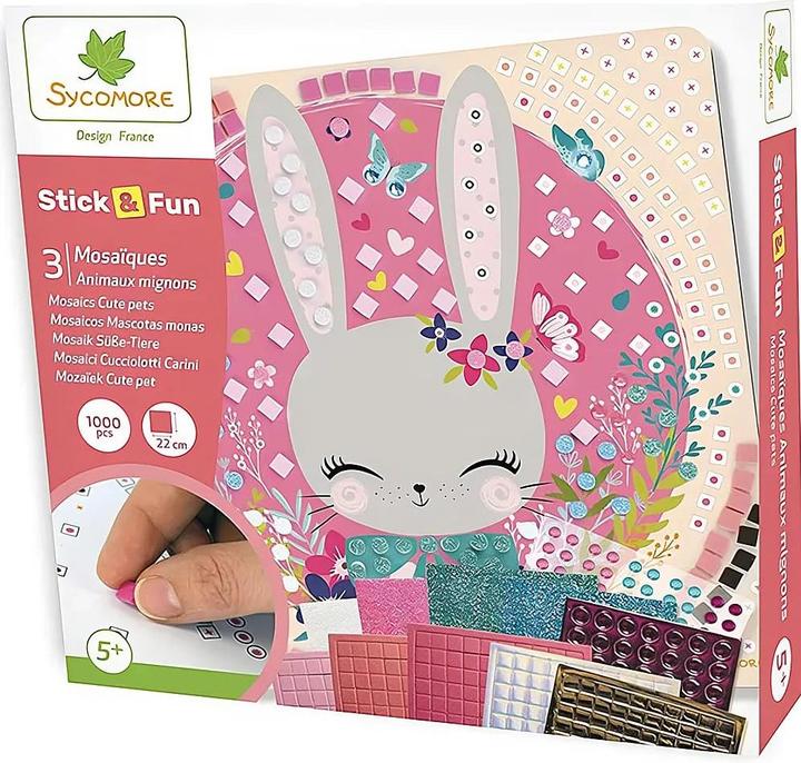 Sycomore Mosaik niedliche Tiere