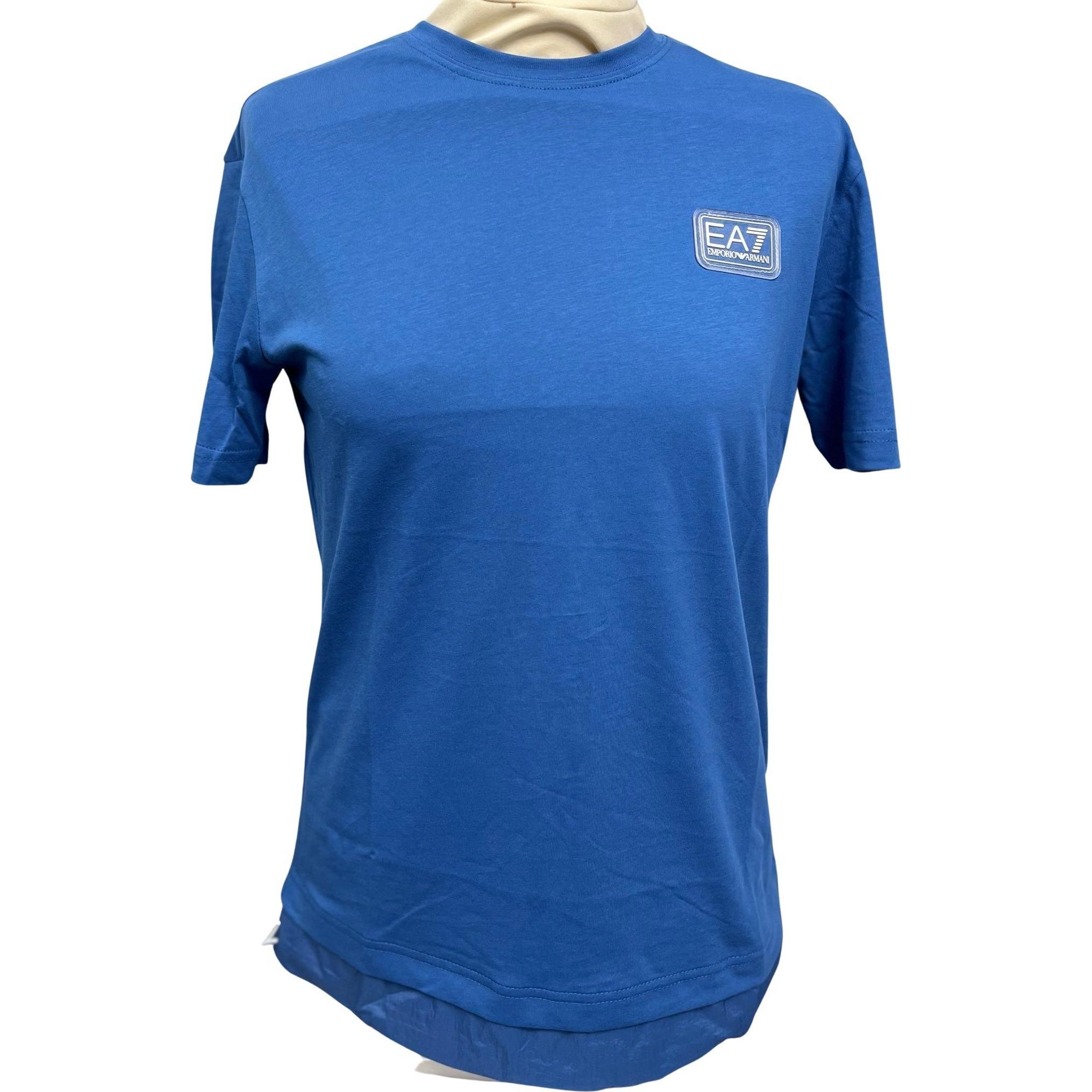 Emporio Armani, Herren, Shirt, t-shirt, Blau, (XS)