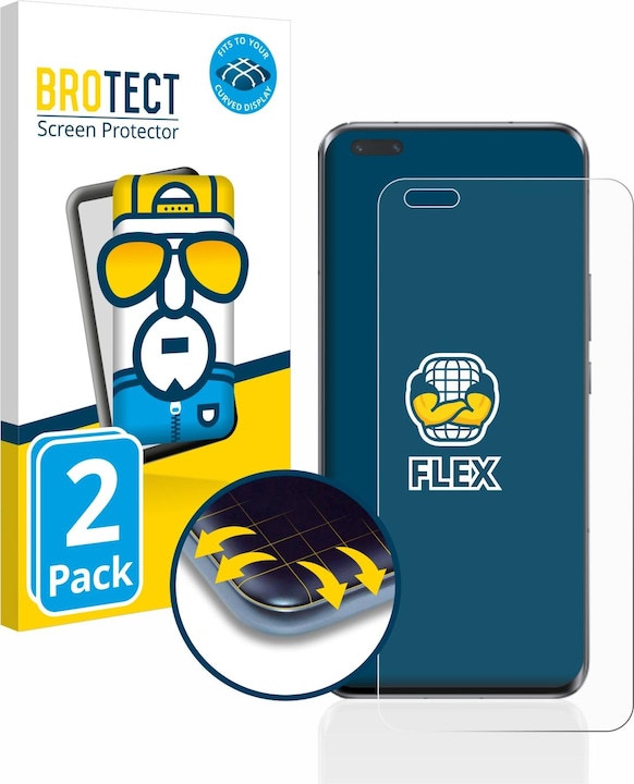 Produktbild BROTECT Full-Cover Displayschutz (2 Stück, Honor Magic5 Pro)