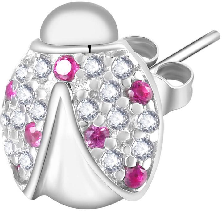 Immagine prodotto Rosato Orecchini singoli in argento Coccinella Storie RZO016R (L)