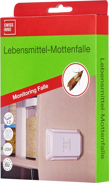 Produktbild Swissinno Lebensmittelmottenfalle 2er inkl. Pheromon-Lockstoff