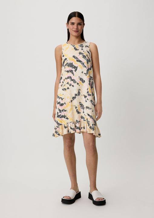 Image du produit Comma Kleid Kleid aus Leinen und Viskose (38)