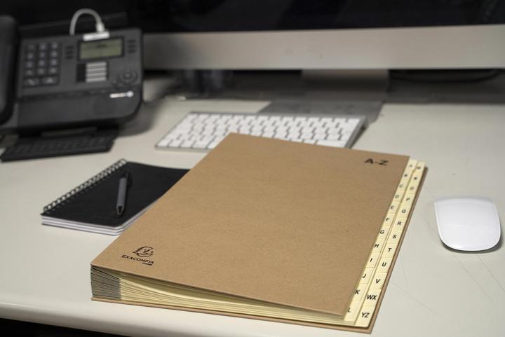 Actual product image Exacompta Folders with pleated spine (A4, 64x)