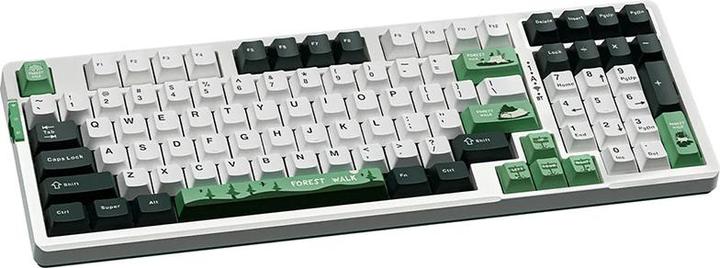 Actual product image VGN V98Pro V2 Gaming Keyboard, Berry Ice Cream - Forest (US) (US, Wireless)