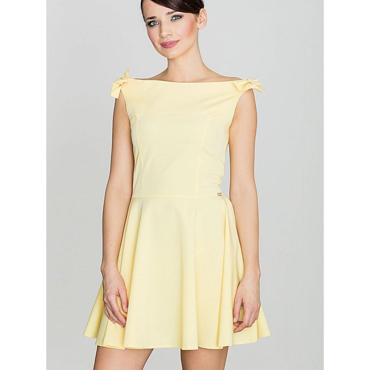 Lenitif, Damen, Kleider, Cocktailkleid, Gelb, (M)