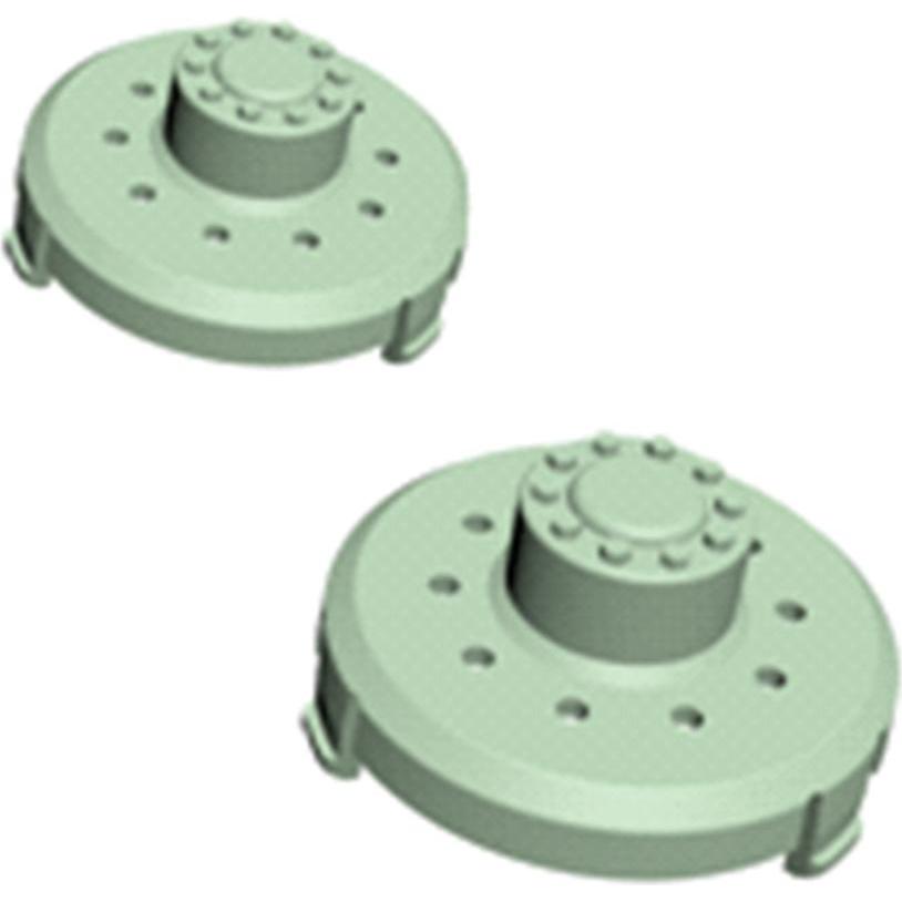 Amewi Coprimozzi verdi per camion 8x8