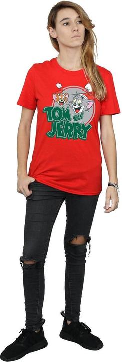 Immagine prodotto Tom & Jerry Christmas Greetings Maglietta Ampia Donna (XL)