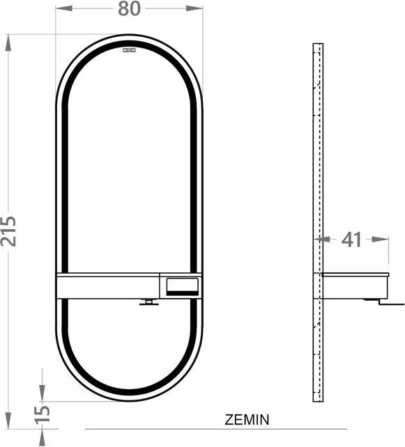 Immagine prodotto Alpeda Glam Wall Nk Damen Bedienungsplätze