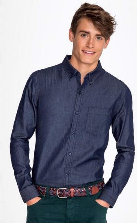 Immagine prodotto Sols Camicia in denim a maniche lunghe Barry (XXL)