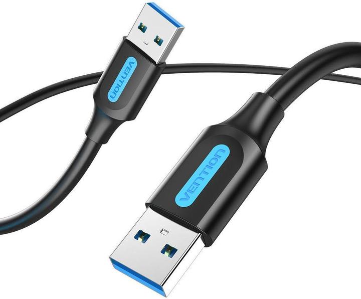 Actual product image Vention USB 3.0 cable CONBF 1m Black PVC (1 m, USB 3.2 Gen 1)