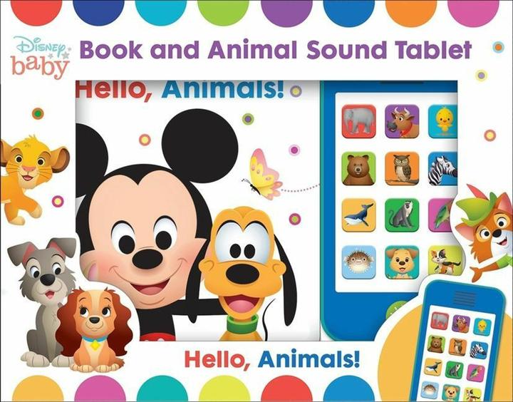 Image du produit Disney Baby: Hello, Animals! Book and Animal Sound Tablet Set (Anglais)