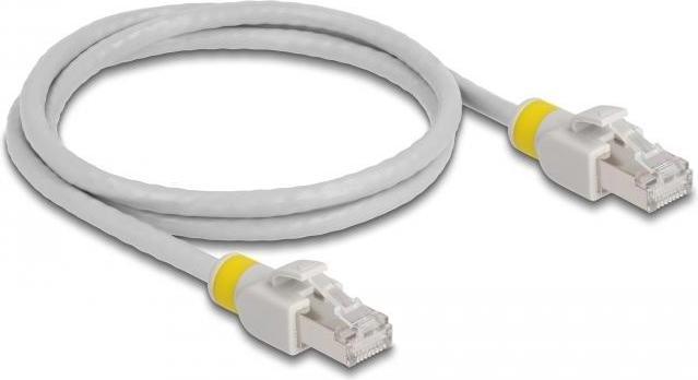 Produktbild Delock Netzwerkkabel RJ45 Cat.6A S/FTP mit farbigen Clips 1 m (S/FTP, CAT6a, 1 m)