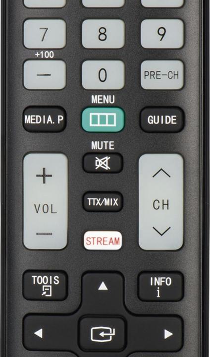 Actual product image Hama Universal remote control for Samsung TVs, IR, adaptive, illuminated buttons (Universal remote control, Infrared)