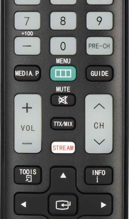 Produktbild Hama Universal-Fernbedienung für Samsung TVs, IR, lernfähig, leuchtende Tasten (Universal Fernbedienung, Infrarot)