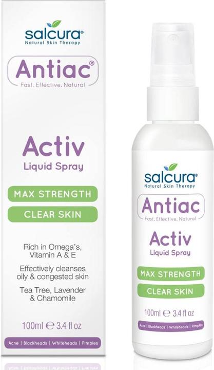 Productafbeelding Salcura Antiac Activ Vloeibare Spray 100 ml (Gezichtsreinigingsdoekjes, 100 ml)
