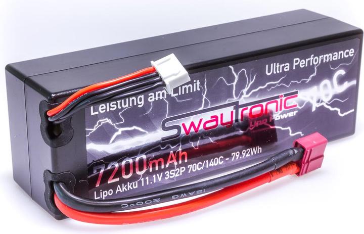 Actual product image Swaytronic HC 3S 11.1V 7200mAh 70C/140C T (11.10 V, 7200 mAh)