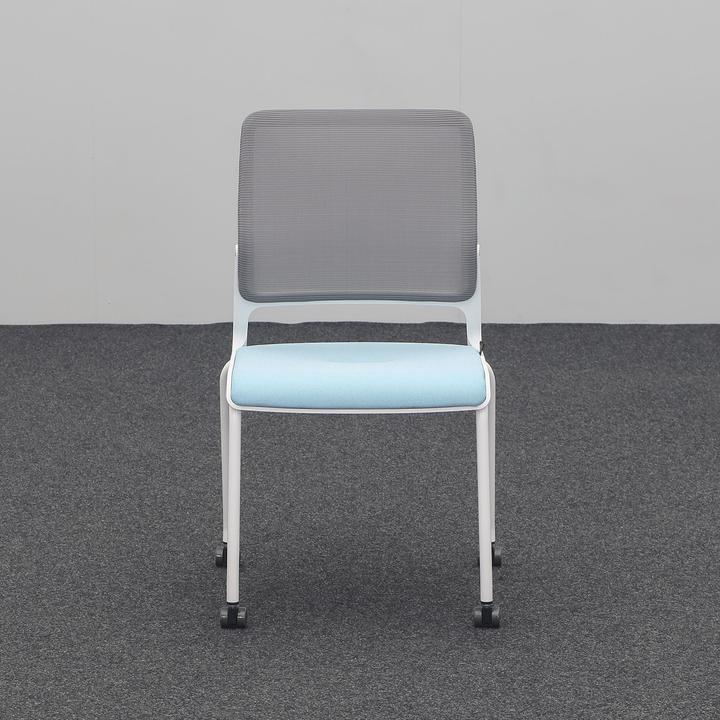 Produktbild Sitag 4-Fuss Stühle SitagXilium Mesh Blau ohne Armlehnen, Neu (48 cm)