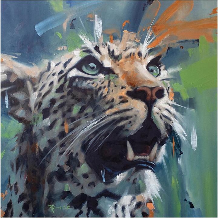 Image du produit Frank Pretorius Motif léopard (40 x 40 cm)