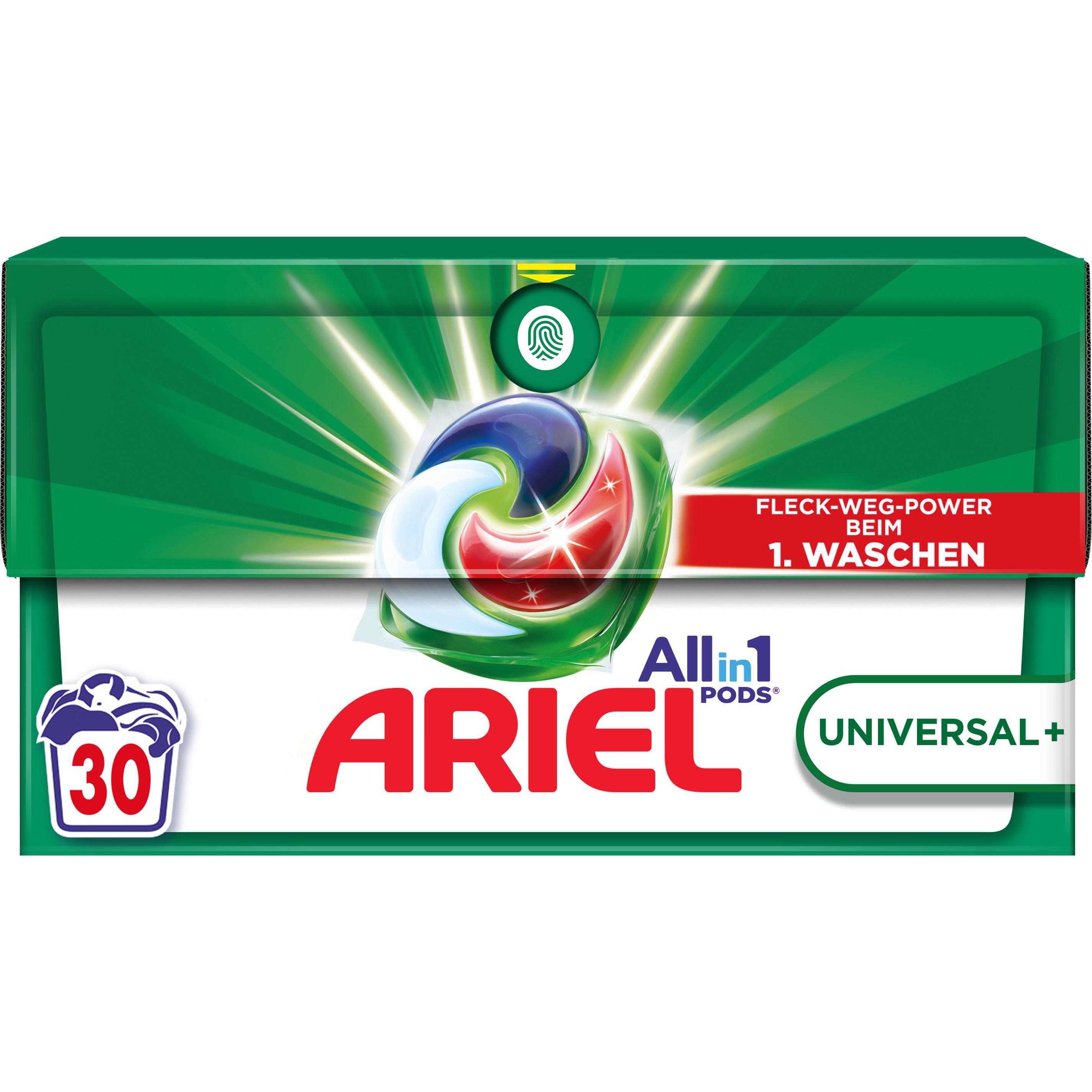 Ariel All-in-1, Waschmittel + Textilpflege