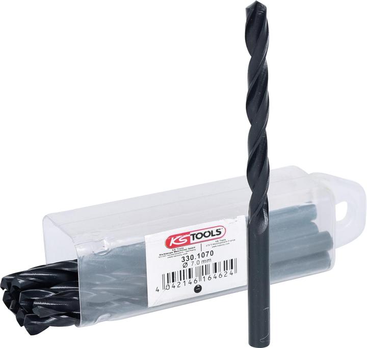 Actual product image KS Tools HSS-R Twist Drill (7 mm)