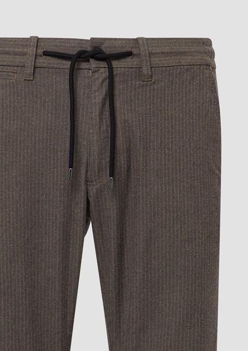 Produktbild s.Oliver Phoenix: Strukturierte Chinohose mit Elastikbund (29, 32)