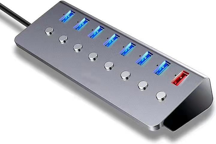 Actual product image ProXtend USB-A 3.2 Gen1 17.80cm (7") 1 HUB (USB-C, 8 ports)