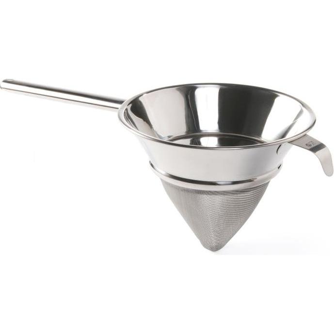 Hendi Spritzsieb aus Edelstahl, feine Maschung, Küchensieb, Silber