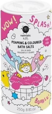 Produktbild Nailmatic Kids Foaming & Colorued Bath Salt pieniąca się sól do kąpieli dla dzieci Pink 250g (Badeperlen)