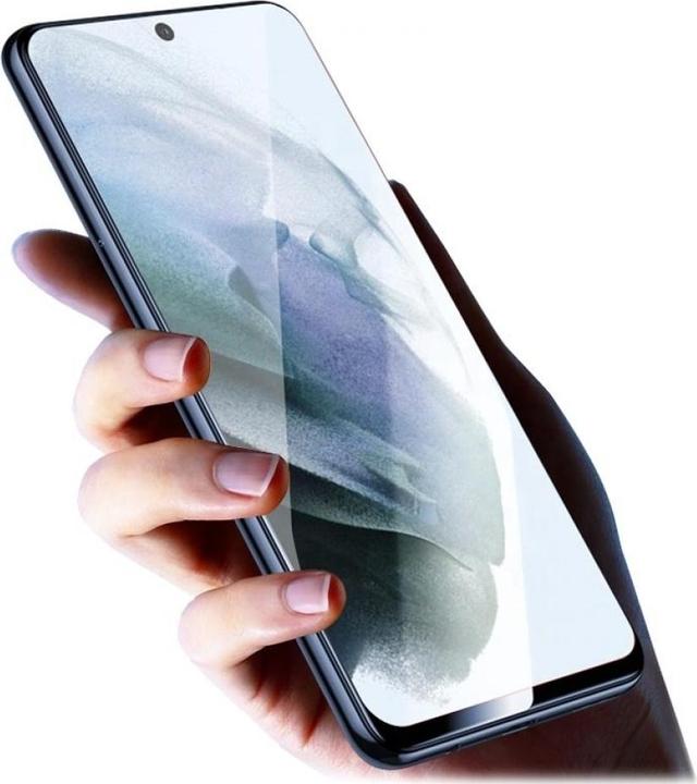 Actual product image Screenguard Full screen armoured glass (1 Piece, Samsung Galaxy S21 FE)