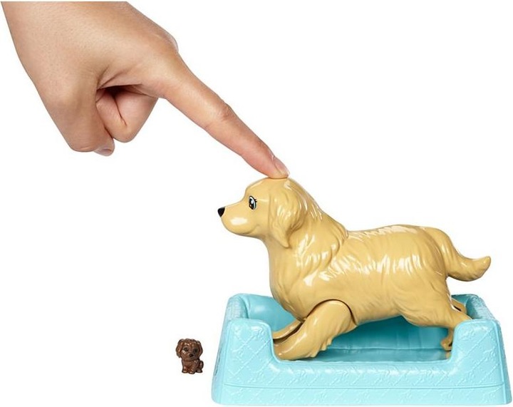 Image du produit Barbie chien mère, chiot poupée