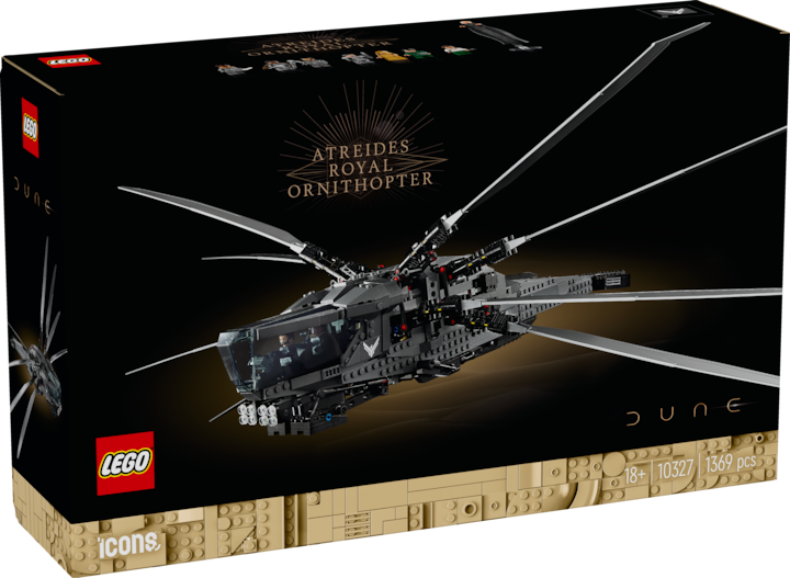 Actual product image LEGO Dune Atreides Royal Ornithopter (10327, LEGO Icons)