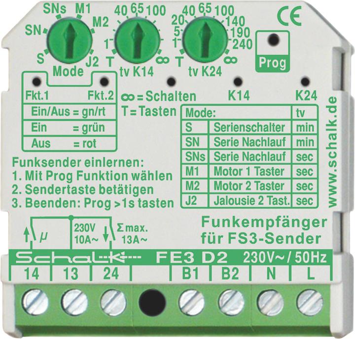 Schalk Radio receiver switch