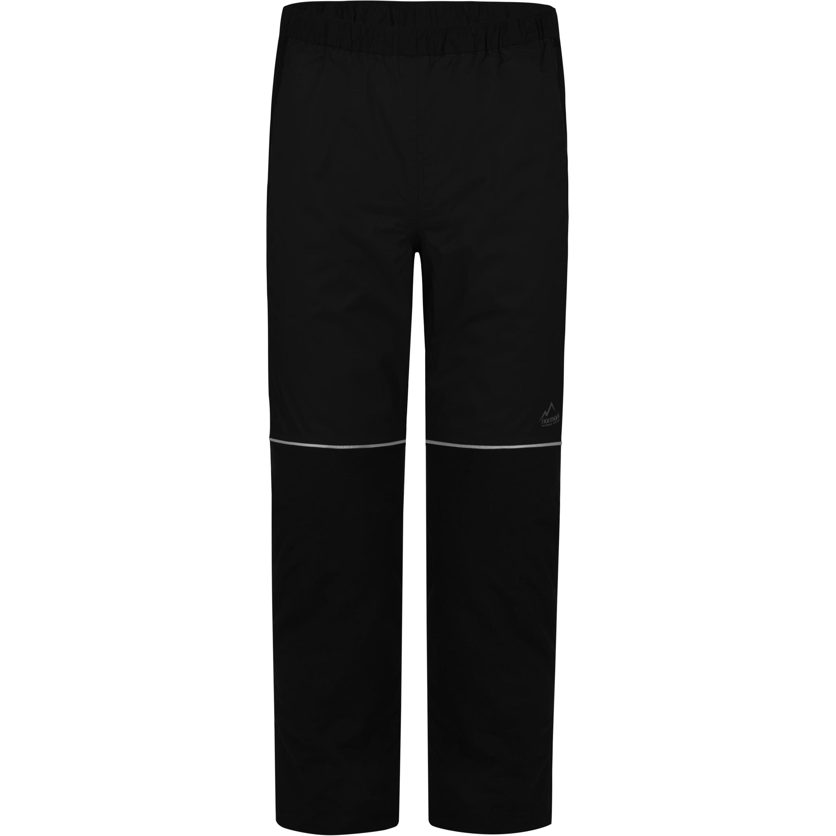 Normani, Herren, Outdoorhose, Kinder Regenhose „Sekiu“ - 8815 (146, 152), Schwarz, 146, 152