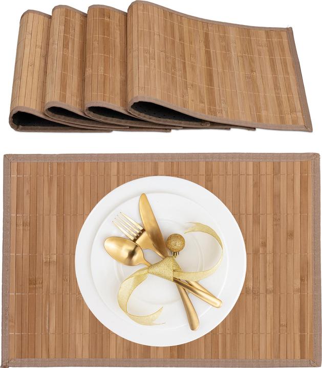 Productafbeelding Relaxdays 4x Tischset (4 Pcs., 45 x 30 cm)