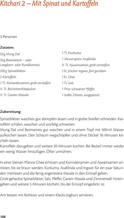 Produktbild Der Schatz der Ayurveda Küche (Deutsch, Sandra Hartmann, 2009)