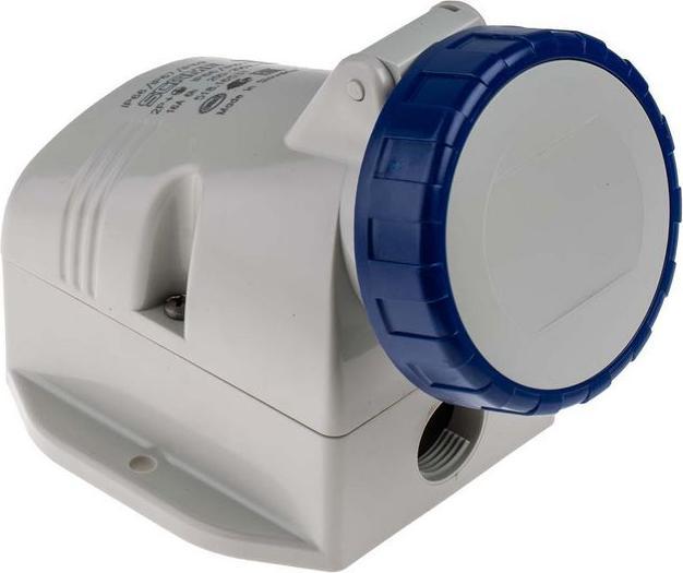 Produktbild RS PRO Socket Outlet 2P+E IP67 16A 6h 200-250V