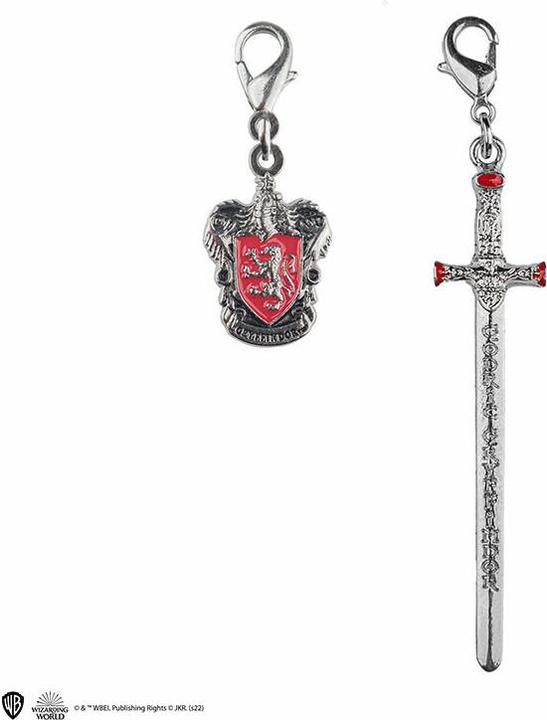 Cinereplicas Satz mit 2 Gryffindor-Anhängern (Schild und Schwert)