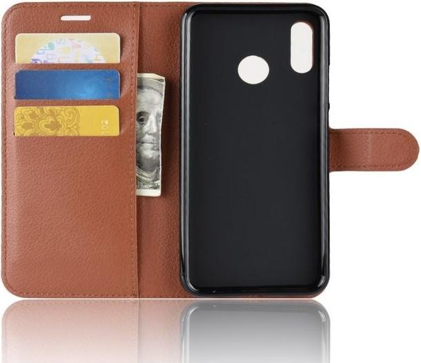 Actual product image MU Classic Litchi Leather Bookcover Series (Huawei P Smart+)